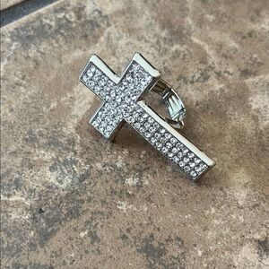 Silver Cross Ring